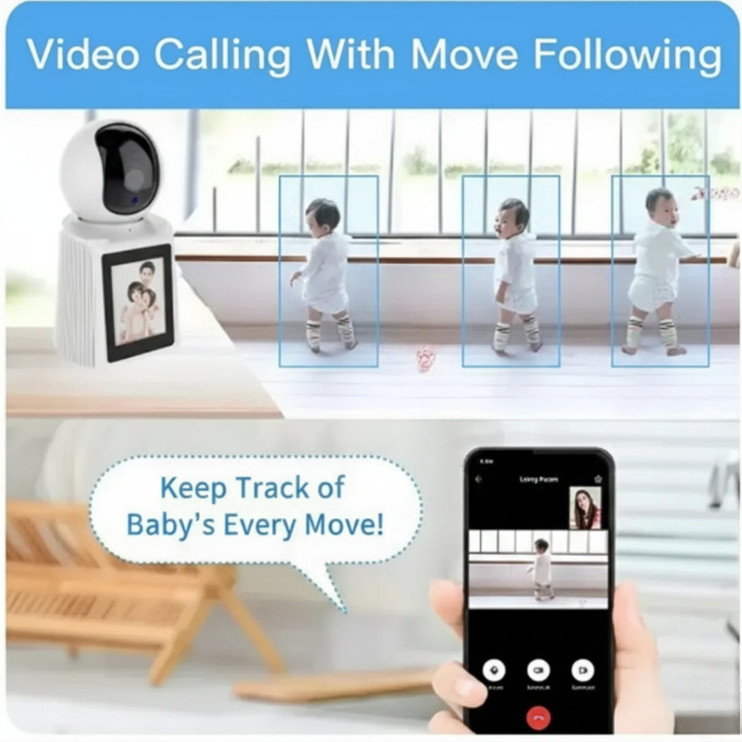 Smart Video Calling WiFi CCTV Camera Two-Way Audio Night Vision Motion Tracking Security Camera (1 Channel)