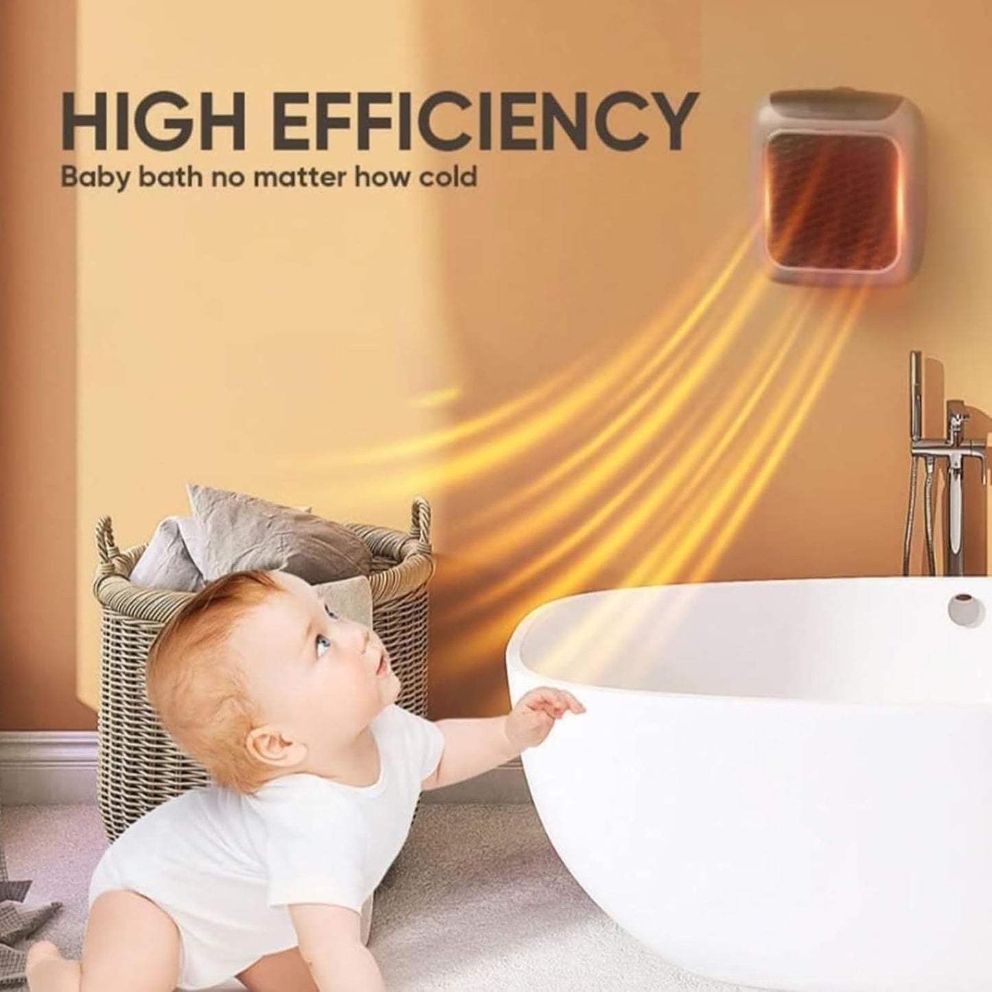 Wall-Mounted Electric Convector Heater