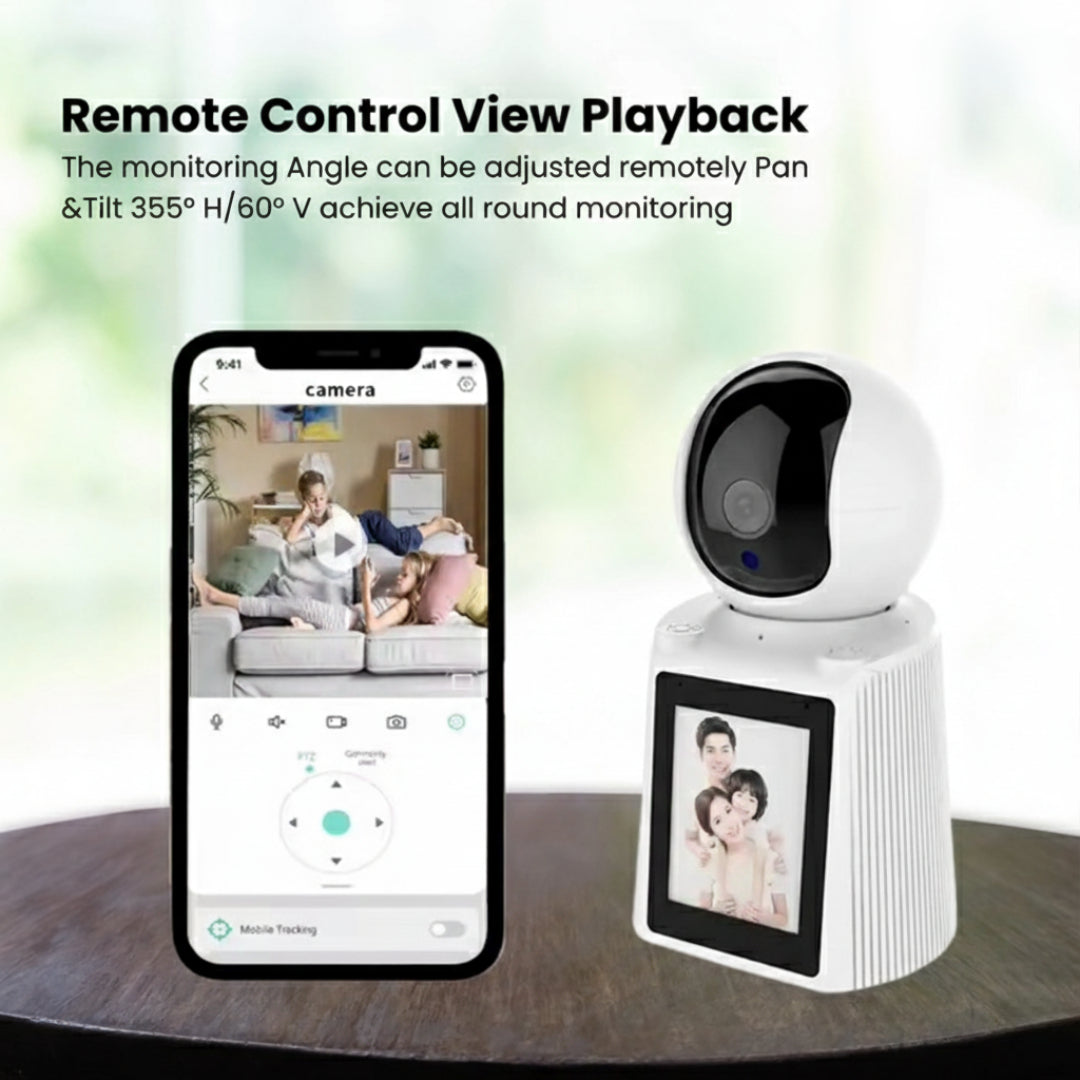 Smart Video Calling WiFi CCTV Camera Two-Way Audio Night Vision Motion Tracking Security Camera  (1 Channel)