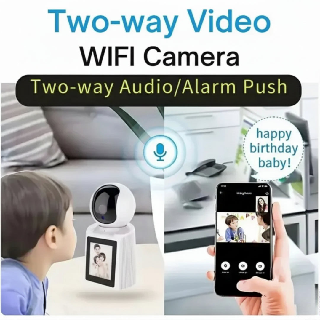 Smart Video Calling WiFi CCTV Camera Two-Way Audio Night Vision Motion Tracking Security Camera  (1 Channel)