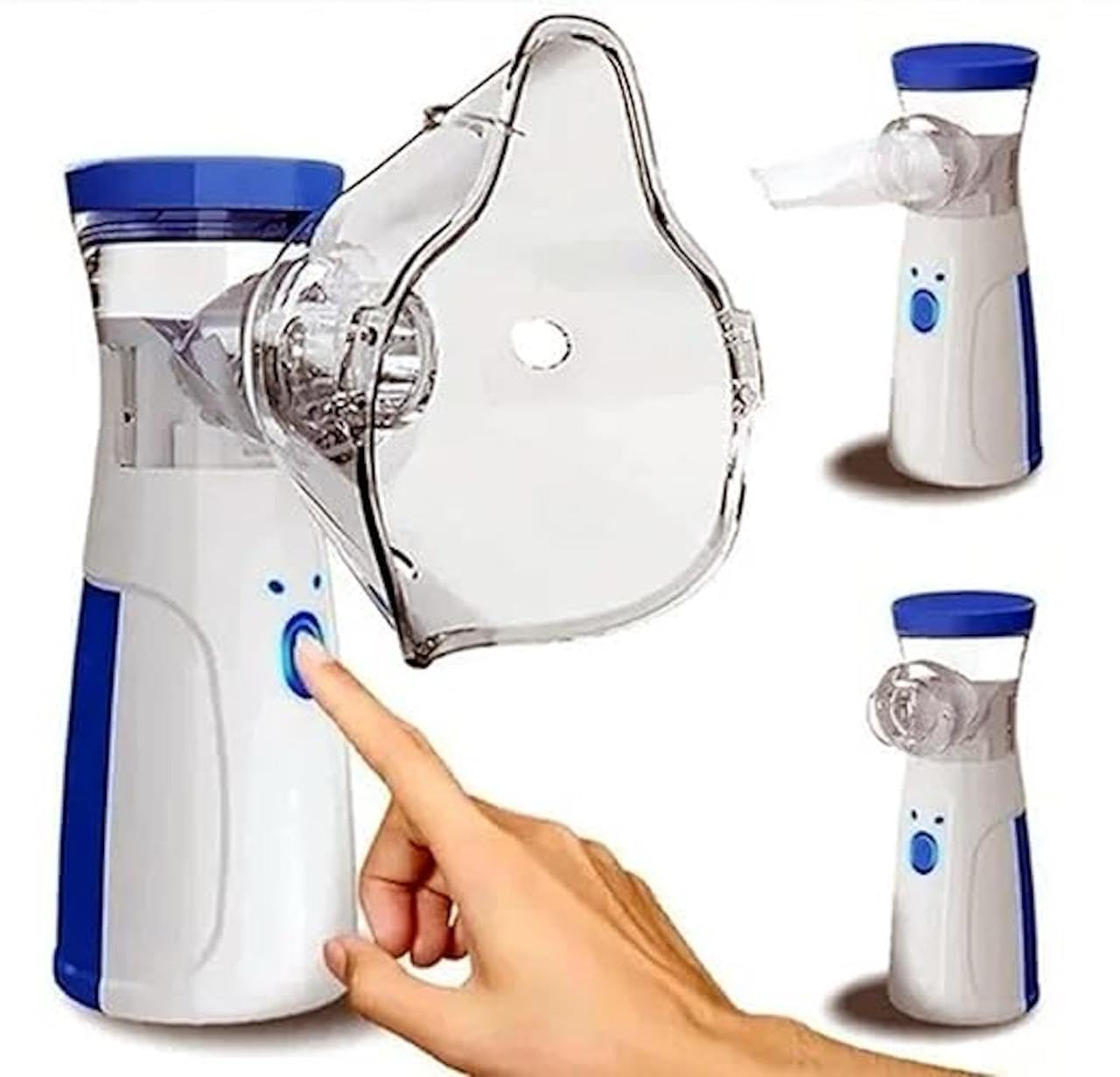 Rechargeable Mini Portable Mesh Nebulizer, Travel Friendly For Adults & Kids
